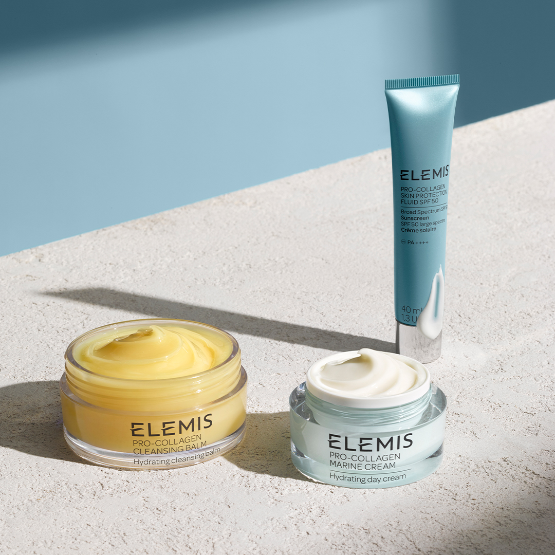 Легкий сонцезахисний крем-флюїд SPF50 ELEMIS Pro-Collagen Skin Protection Fluid SPF50